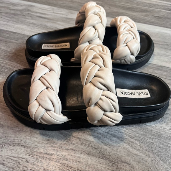 Steve Madden Women’s Choice Braided Slide Sandal Size 8 - Picture 3 of 5